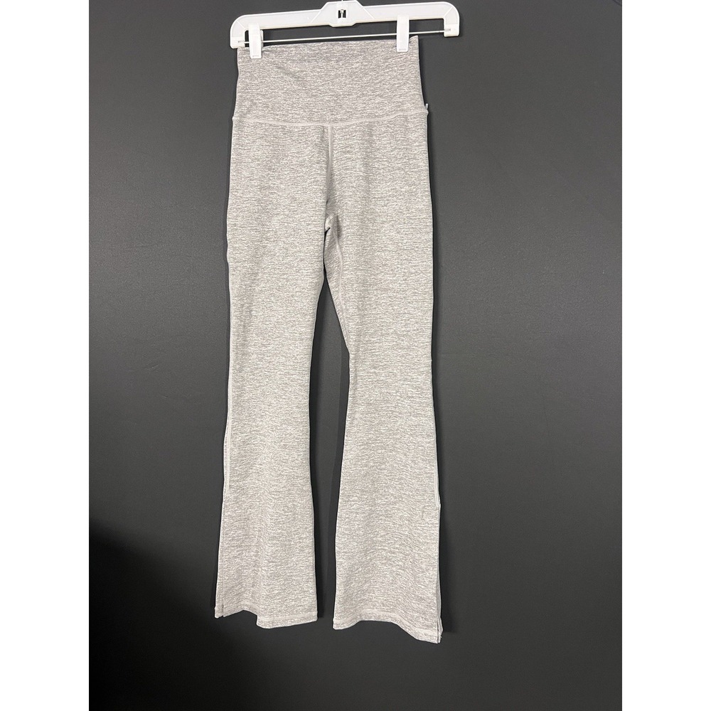 OFFLINE by Aerie Hugger Hi-Rise Foldover Flare Pants Gray Bootcut Ladies  Sz M